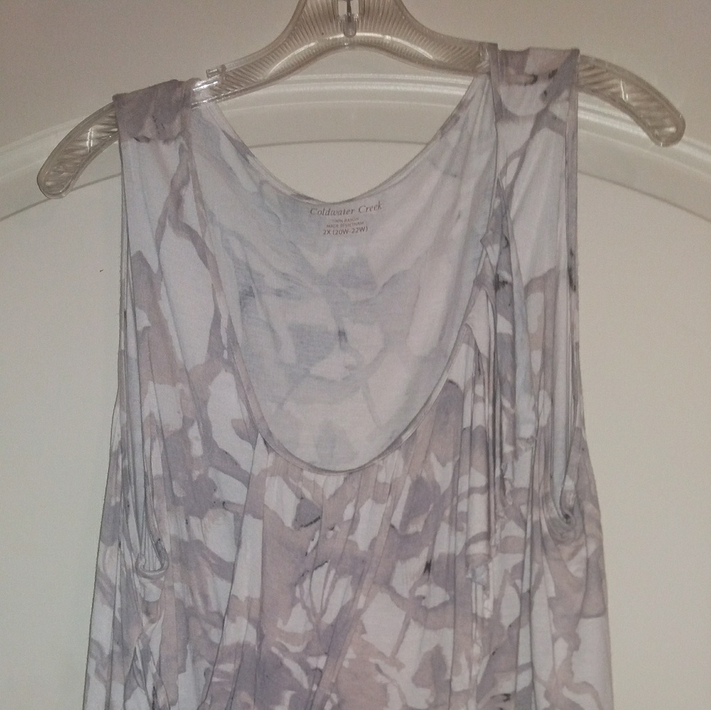 COLD WATER CREEK flowy top